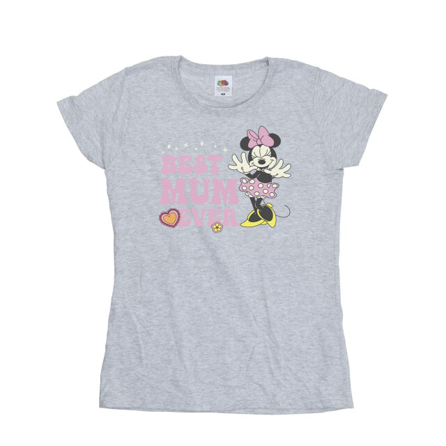 Li-cense Disney dames best mum ever katoenen t-shirt UTBI33675_sportsgrey large