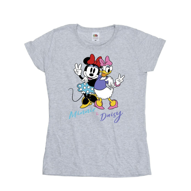 Li-cense Disney dames minnie mouse en madeliefje t-shirt katoen UTBI33596_sportsgrey large