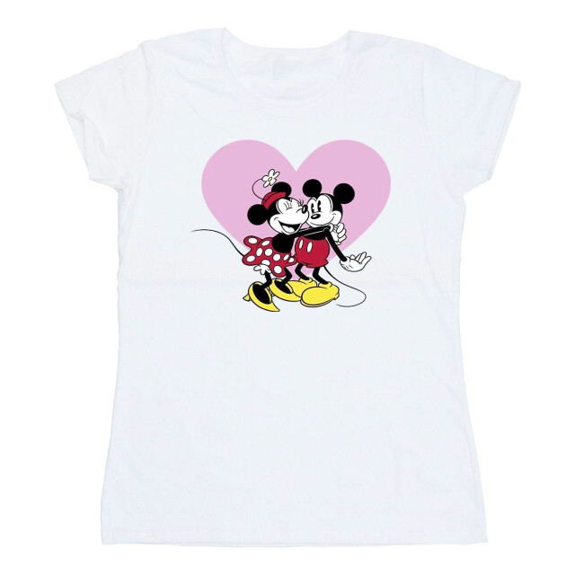 Li-cense Disney dames mickey mouse love languages katoenen t-shirt UTBI33633_white large