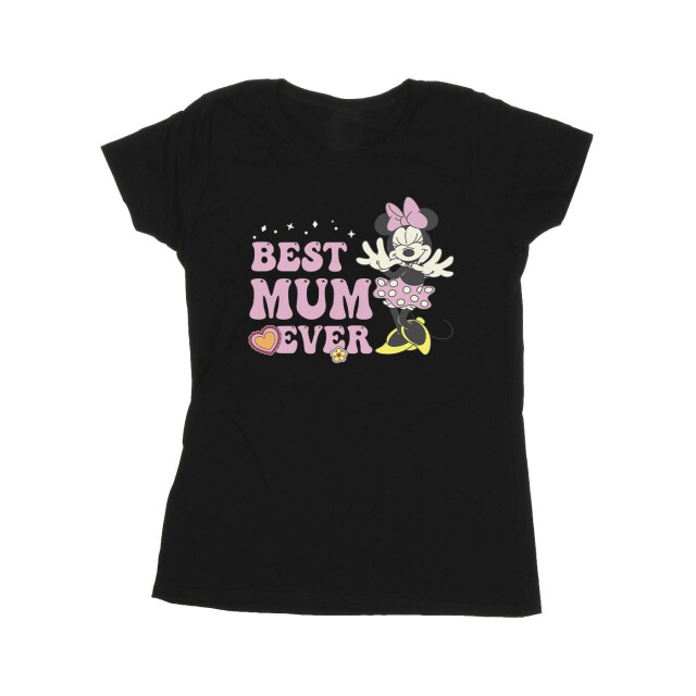 Li-cense Disney dames best mum ever katoenen t-shirt UTBI33675_black large