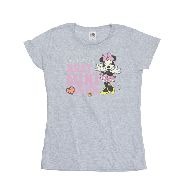 Li-cense Disney dames best mini ever katoenen t-shirt UTBI33695_sportsgrey large