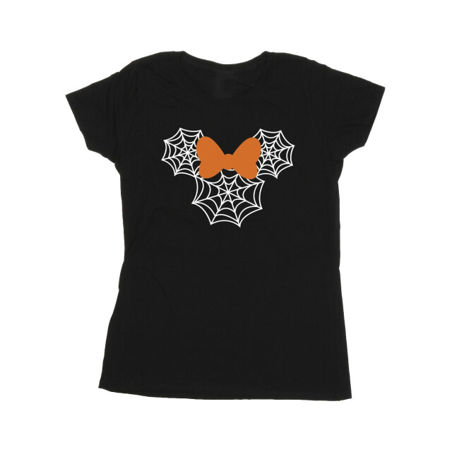 Li-cense Disney dames minnie mouse spinnenwebhoofd katoenen t-shirt UTBI33550_black large