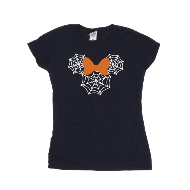 Li-cense Disney dames minnie mouse spinnenwebhoofd katoenen t-shirt UTBI33550_navyblue large