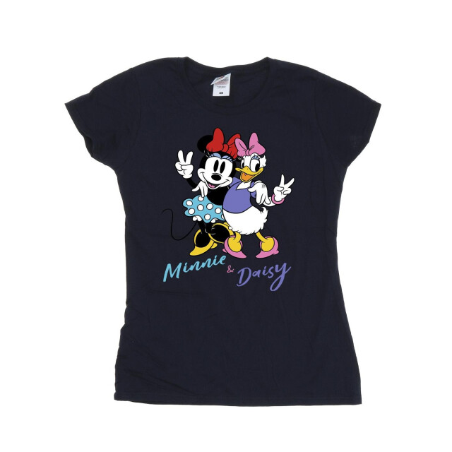 Li-cense Disney dames minnie mouse en madeliefje t-shirt katoen UTBI33596_navyblue large