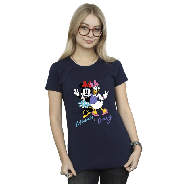 Li-cense Disney dames minnie mouse en madeliefje t-shirt katoen UTBI33596_navyblue large