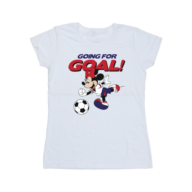 Li-cense Disney dames minnie mouse gaan voor doel katoenen t-shirt UTBI33508_white large