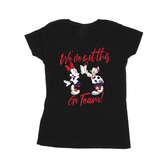 Li-cense Disney dames minnie daisy we´ve got this katoenen t-shirt UTBI33467_black large