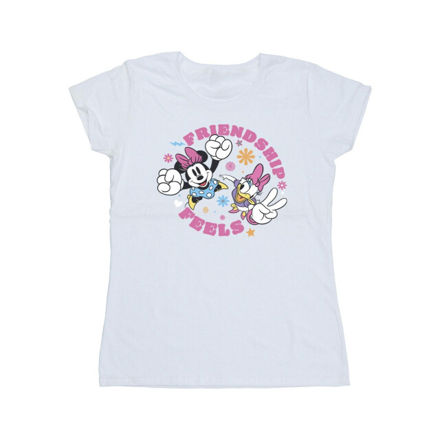 Li-cense Disney dames minnie mouse daisy vriendschap katoenen t-shirt UTBI33315_white large