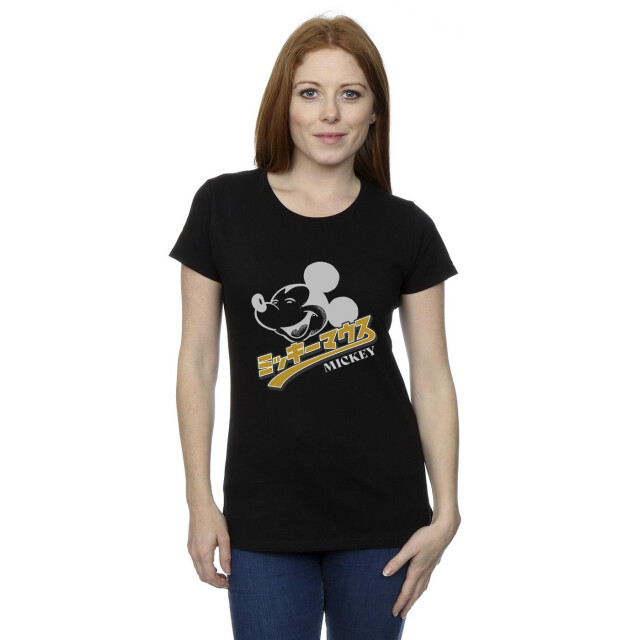 Li-cense Disney dames mickey mouse japans katoenen t-shirt UTBI33212_black large