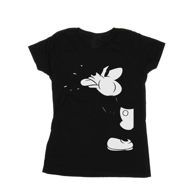 Li-cense Disney dames mickey mouse cut katoenen t-shirt UTBI33211_black large
