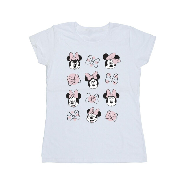 Li-cense Disney dames minnie mouse meervoudig katoenen t-shirt UTBI33175_white large