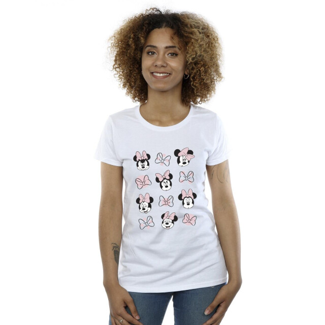 Li-cense Disney dames minnie mouse meervoudig katoenen t-shirt UTBI33175_white large