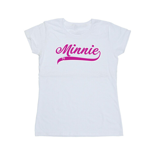 Li-cense Disney dames minnie mouse logo katoenen t-shirt UTBI33155_white large
