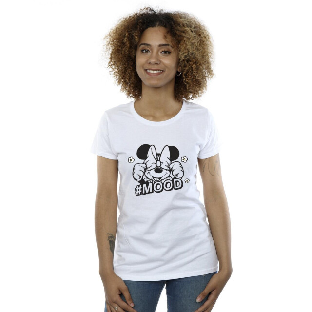 Li-cense Disney dames minnie mouse mood katoenen t-shirt UTBI33176_white large