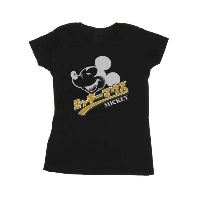 Li-cense Disney dames mickey mouse japans katoenen t-shirt UTBI33212_black large
