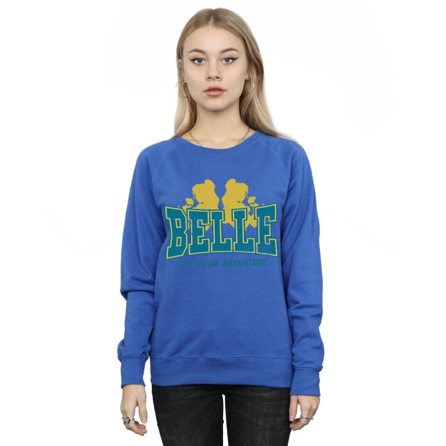 Li-cense Disney dames prinses belle avontuur collegiaal sweatshirt UTBI33131_royalblue large