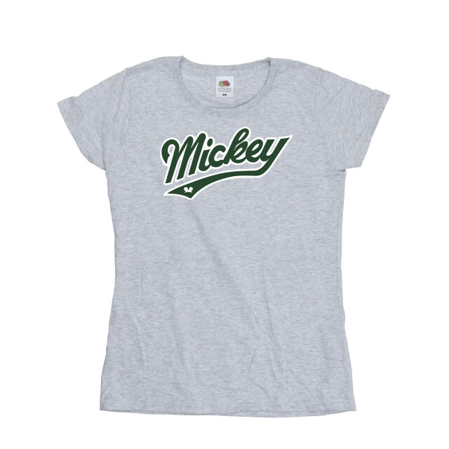 Li-cense Disney dames mickey mouse vet katoenen t-shirt UTBI33069_sportsgrey large