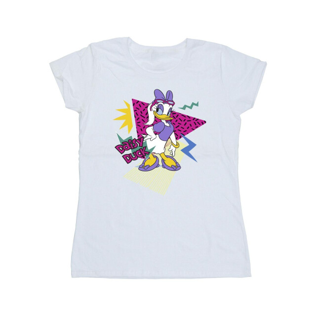 Li-cense Disney dames daisy duck cool katoenen t-shirt UTBI33086_white large