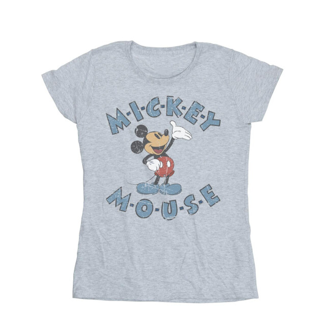 Li-cense Disney dames mickey mouse dash katoenen t-shirt UTBI33107_sportsgrey large
