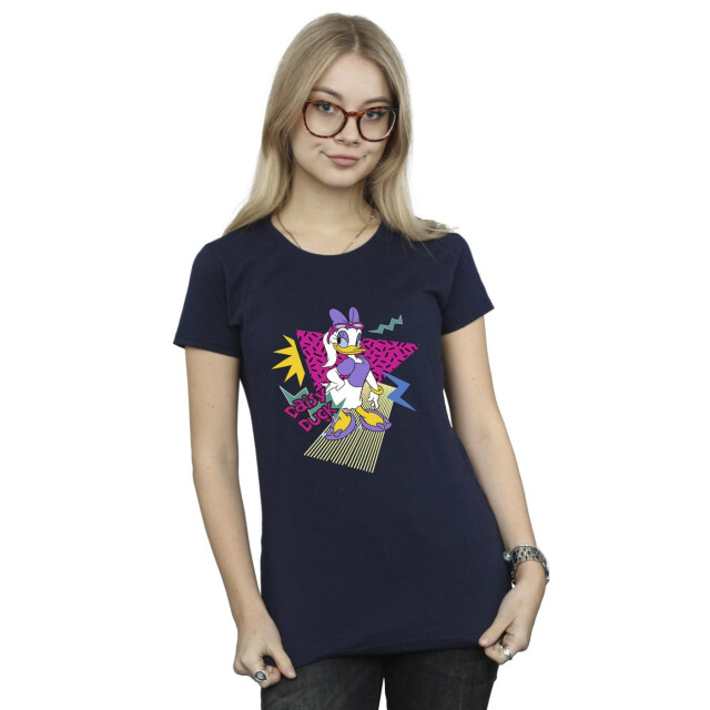 Li-cense Disney dames daisy duck cool katoenen t-shirt UTBI33086_navyblue large
