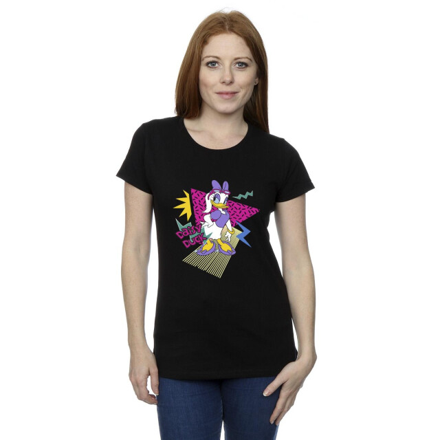 Li-cense Disney dames daisy duck cool katoenen t-shirt UTBI33086_black large