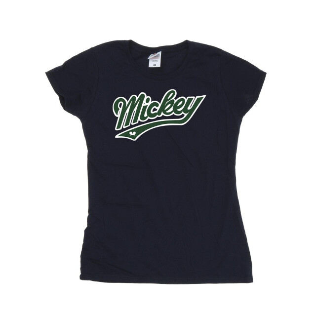 Li-cense Disney dames mickey mouse vet katoenen t-shirt UTBI33069_navyblue large