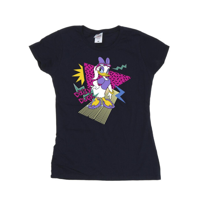 Li-cense Disney dames daisy duck cool katoenen t-shirt UTBI33086_navyblue large