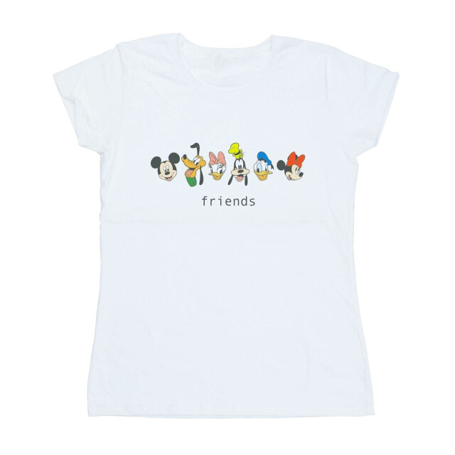 Li-cense Disney dames mickey mouse en vrienden katoenen t-shirt UTBI33043_white large