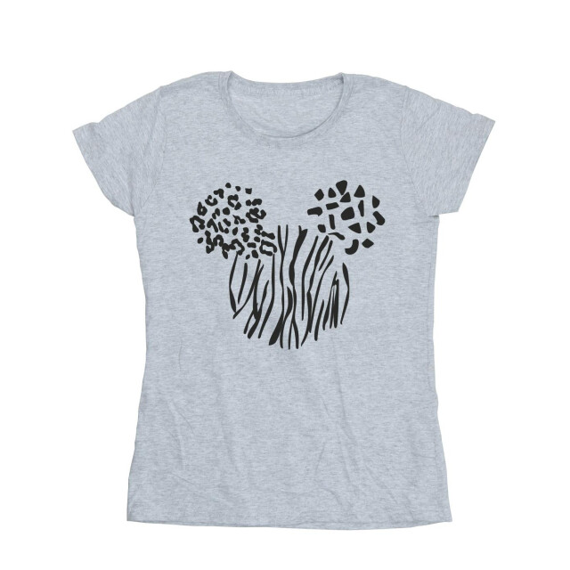 Li-cense Disney dames mickey mouse animal katoenen t-shirt UTBI33042_sportsgrey large