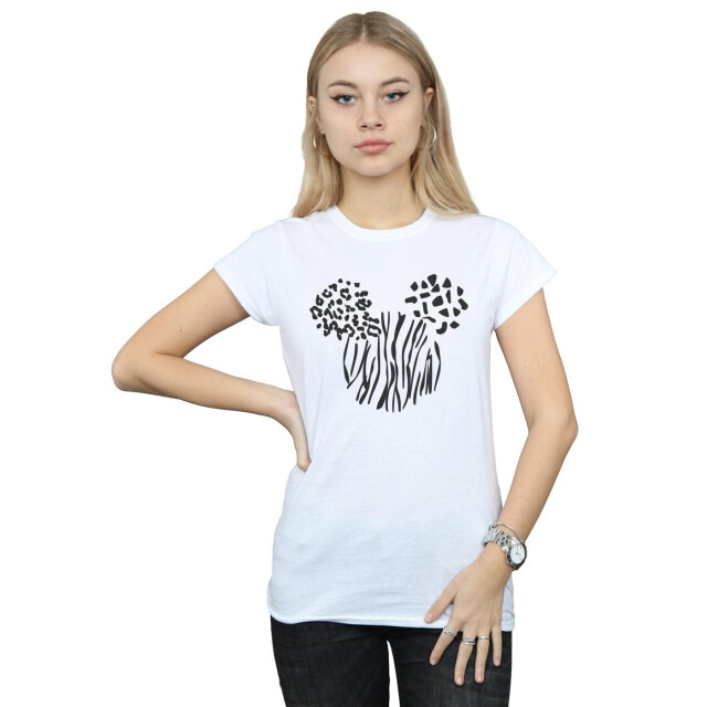 Li-cense Disney dames mickey mouse animal katoenen t-shirt UTBI33042_white large