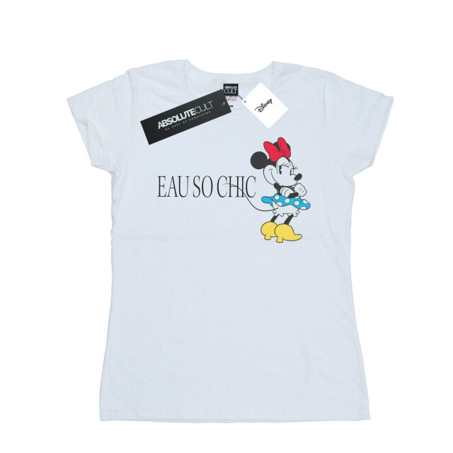 Li-cense Disney dames minnie mouse eau so chic katoenen t-shirt UTBI32926_white large