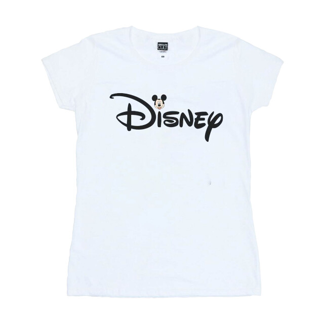 Li-cense Disney dames mickey mouse hoofd logo katoenen t-shirt UTBI32991_white large