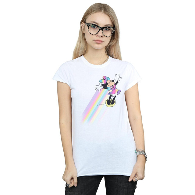 Li-cense Disney dames minnie mouse whoosh katoenen t-shirt UTBI32925_white large