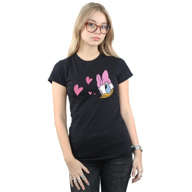 Li-cense Disney dames daisy eend kusjes katoenen t-shirt UTBI33018_black large