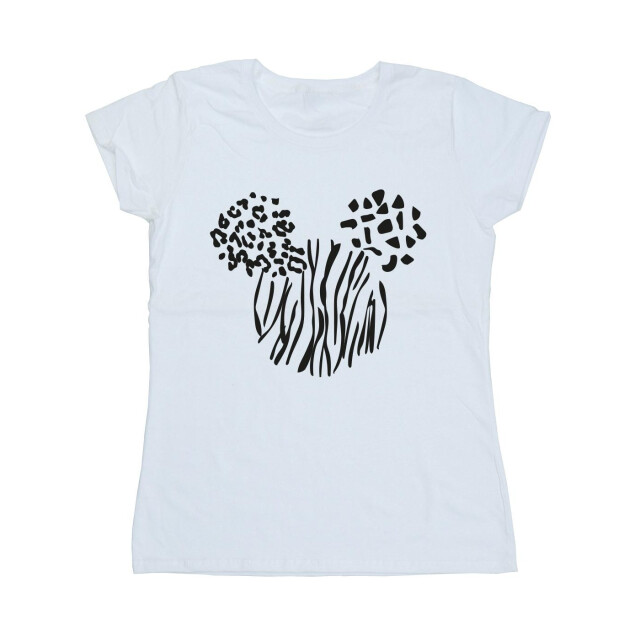 Li-cense Disney dames mickey mouse animal katoenen t-shirt UTBI33042_white large