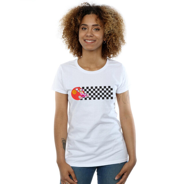 Li-cense Disney dames daisy duck dribbelend katoenen t-shirt UTBI32992_white large