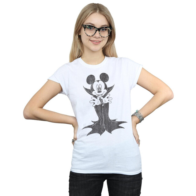 Li-cense Disney dames mickey mouse dracula katoenen t-shirt UTBI32733_white large