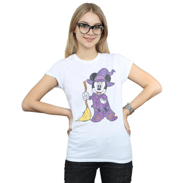 Li-cense Disney dames minnie mouse heksenkostuum katoenen t-shirt UTBI32757_white large