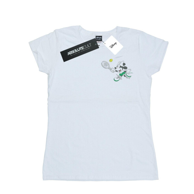 Li-cense Disney dames minnie mouse tennis borstprint katoenen t-shirt UTBI32703_white large