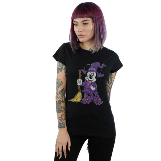 Li-cense Disney dames minnie mouse heksenkostuum katoenen t-shirt UTBI32757_black large