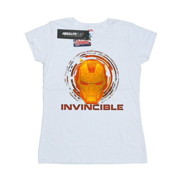 Li-cense Marvel dames iron man invincible katoenen t-shirt UTBI3269_white large