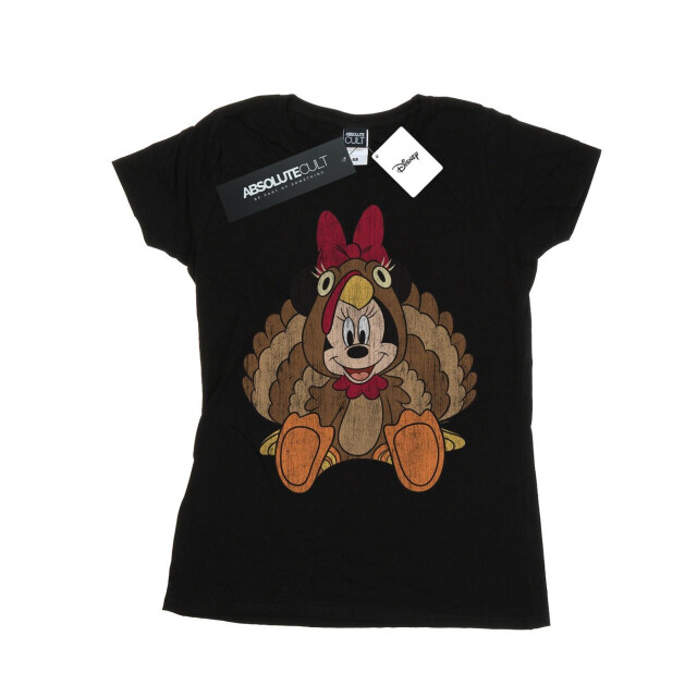 Li-cense Disney dames minnie mouse thanksgiving kalkoen kostuum katoenen t-shirt UTBI32732_black large