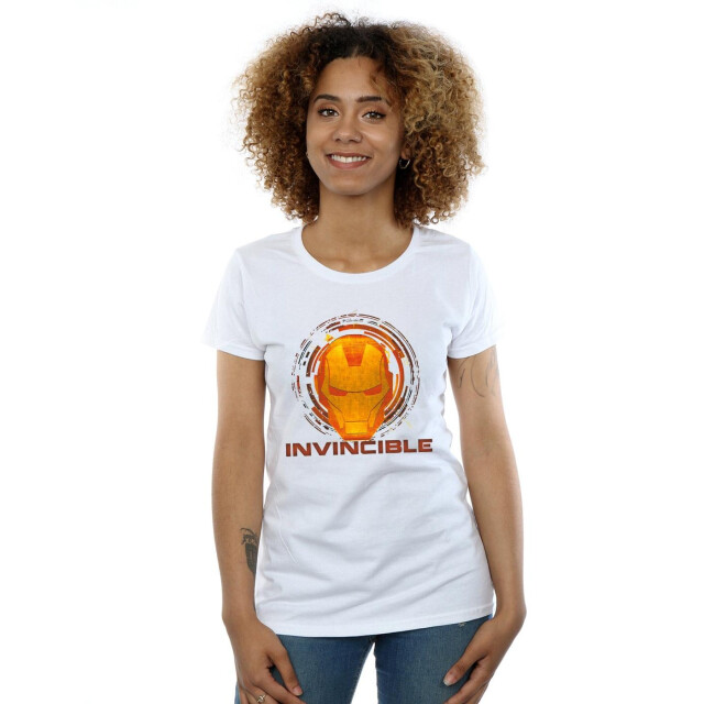 Li-cense Marvel dames iron man invincible katoenen t-shirt UTBI3269_white large