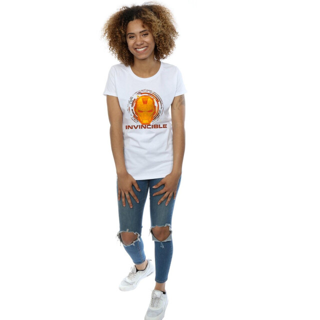 Li-cense Marvel dames iron man invincible katoenen t-shirt UTBI3269_white large