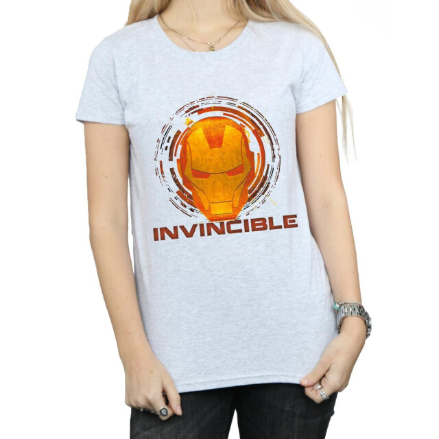 Li-cense Marvel dames iron man invincible katoenen t-shirt UTBI3269_sportsgrey large