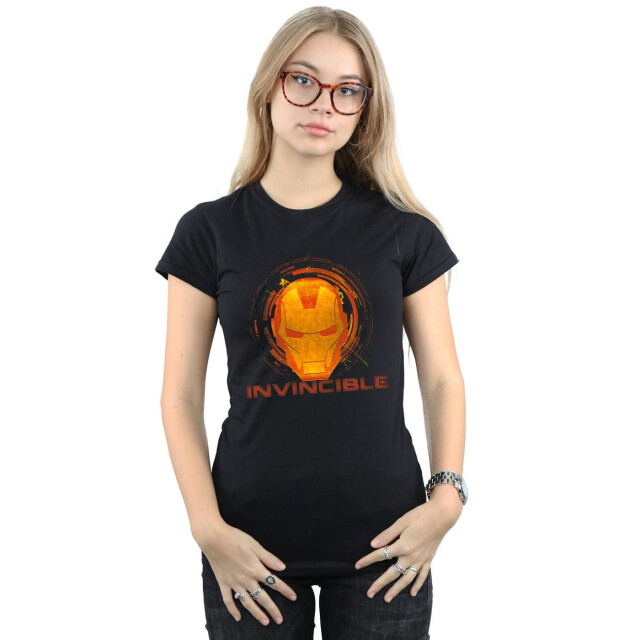 Li-cense Marvel dames iron man invincible katoenen t-shirt UTBI3269_black large