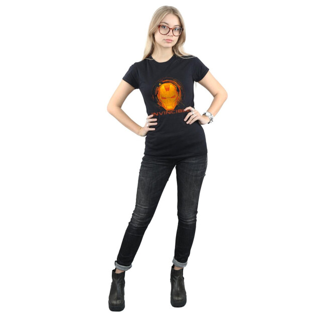 Li-cense Marvel dames iron man invincible katoenen t-shirt UTBI3269_black large