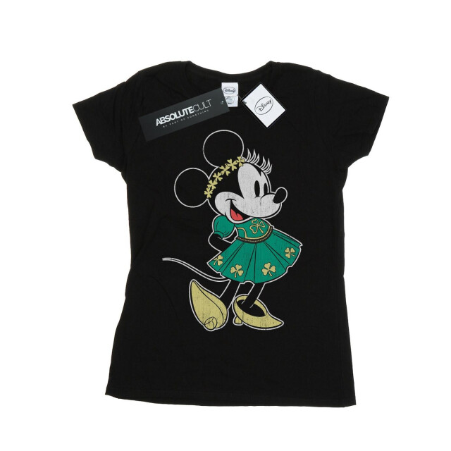 Li-cense Disney dames minnie mouse st patrick's day kostuum katoenen t-shirt UTBI32641_black large