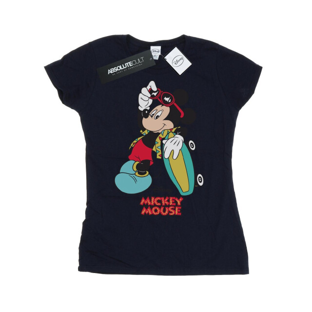 Li-cense Disney dames mickey mouse skate dude katoenen t-shirt UTBI32559_navyblue large