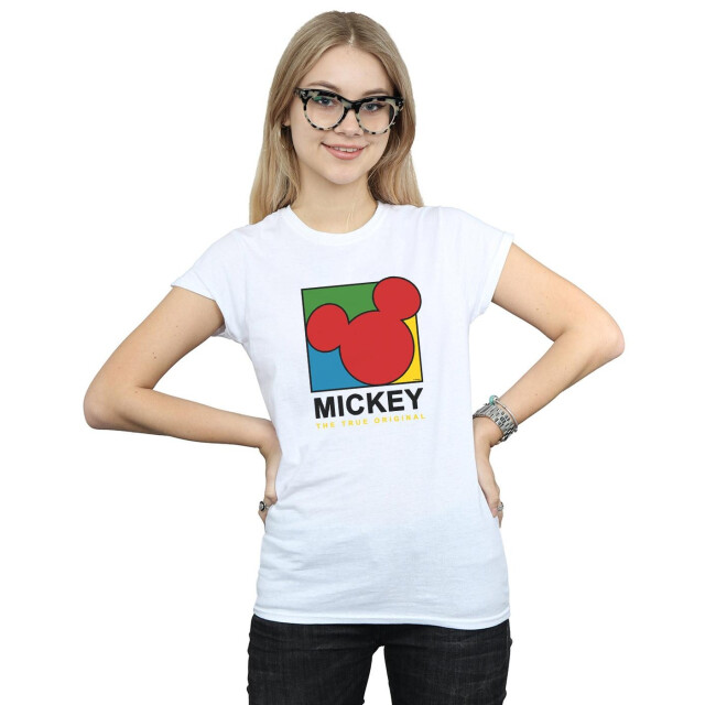 Li-cense Disney dames mickey mouse true 90s katoenen t-shirt UTBI32580_white large